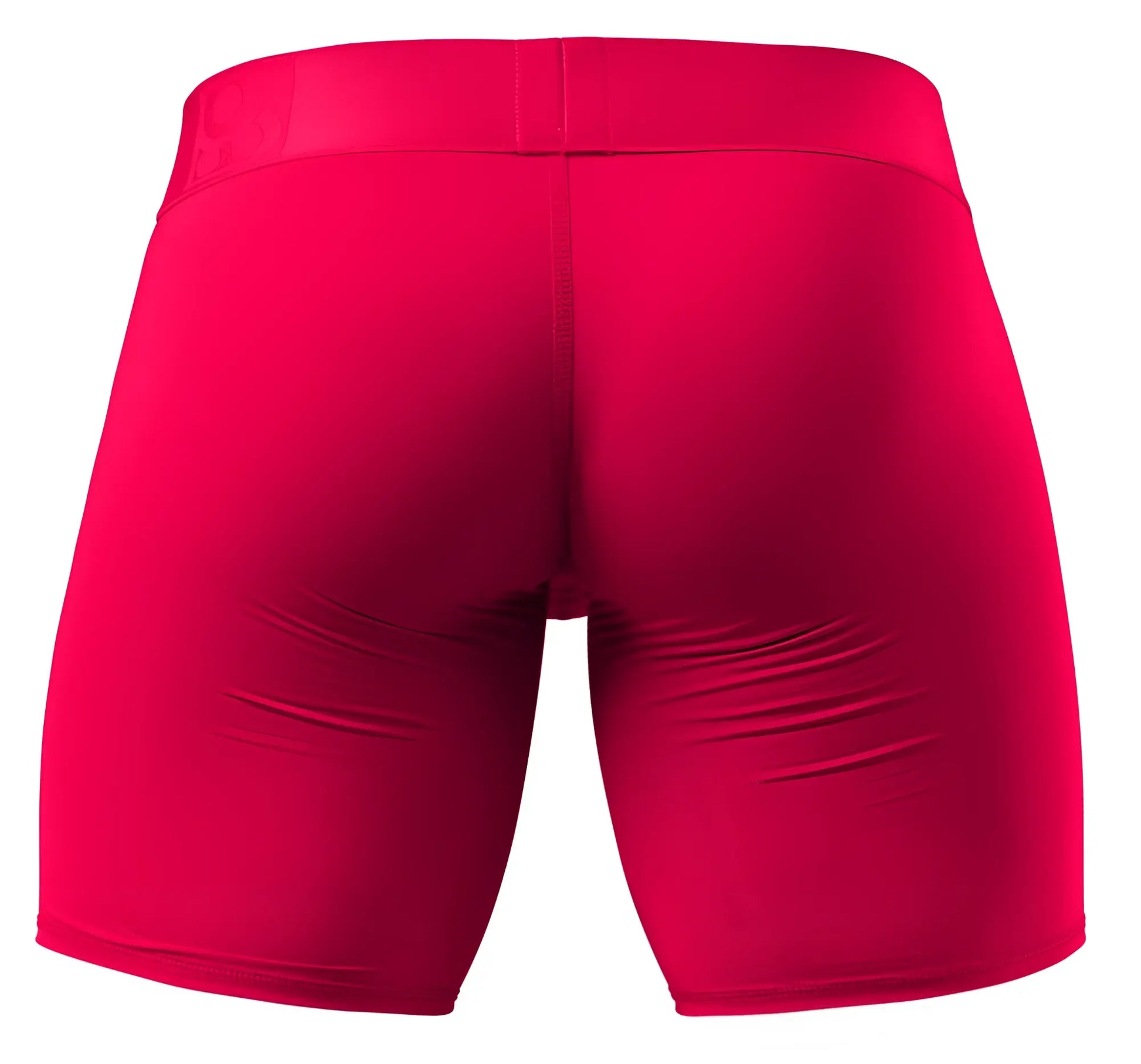 Ergowear ew1745 max bold boxer briefs in bright red with smooth stretchy fabric and an elastic waistband
