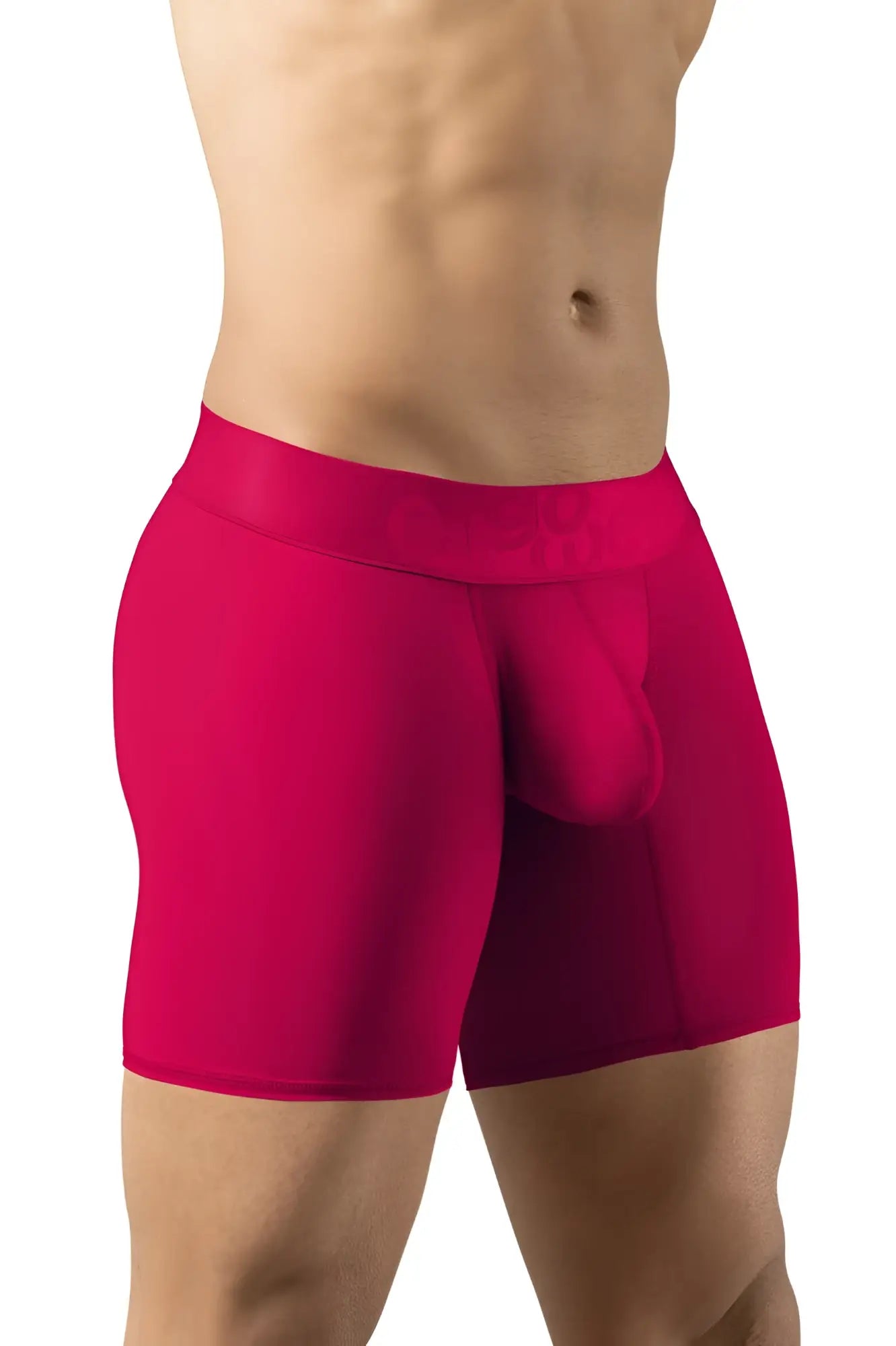 Ergowear ew1745 max bold red men’s boxer briefs with a contoured pouch and smooth stretchy fabric design
