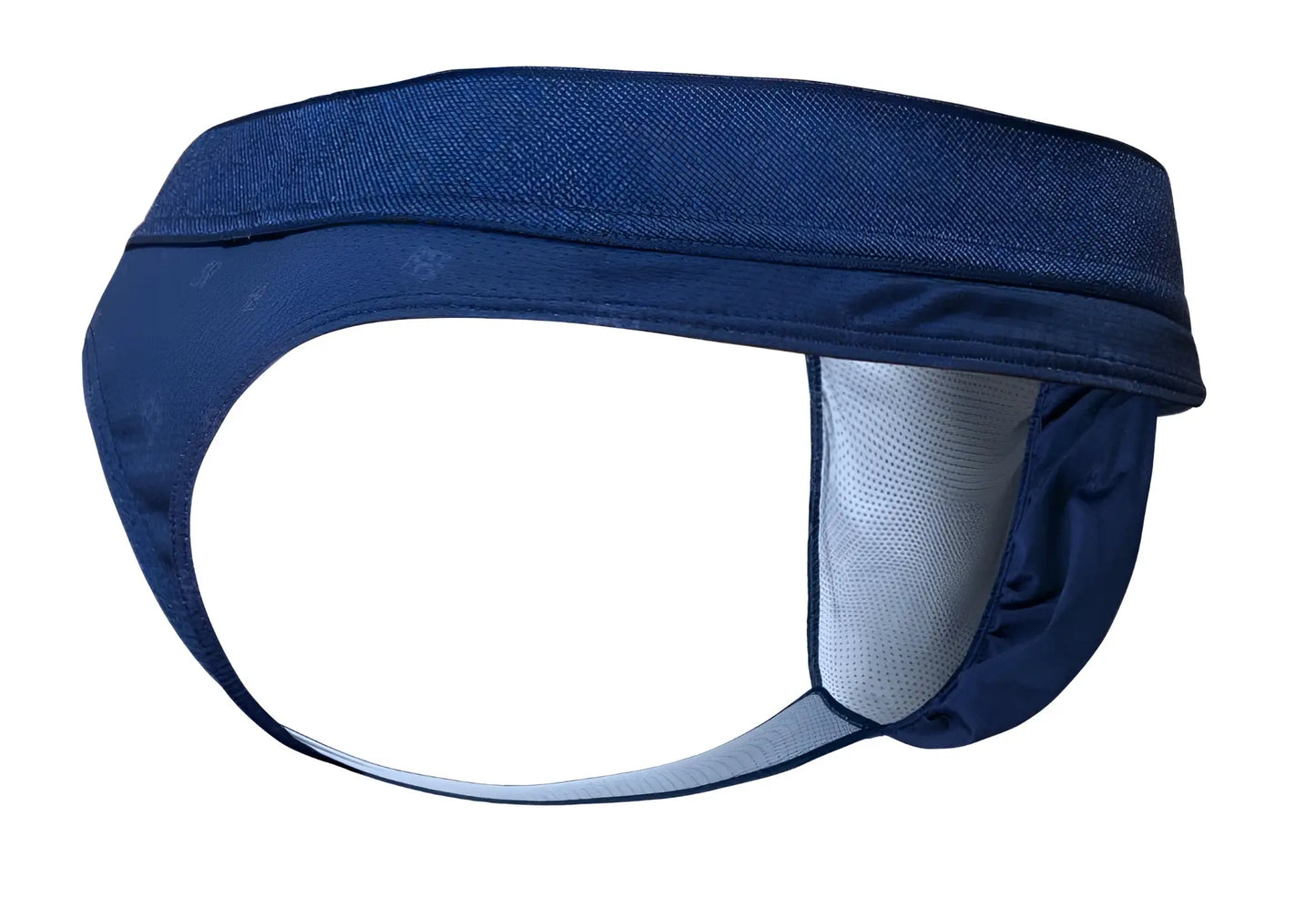 Navy blue ergowear ew1750 feel se thong with mesh lining and elastic waistband for athletic support