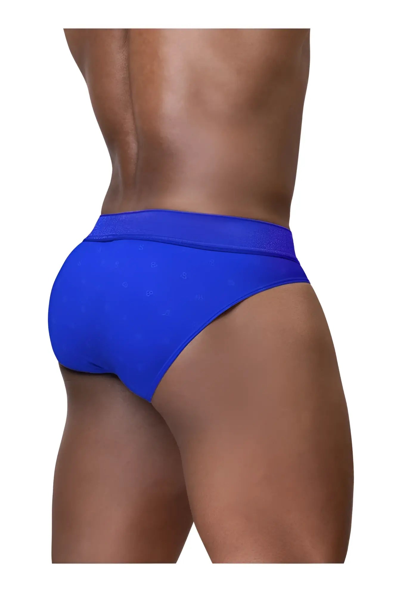 ErgoWear EW1755 feel SE briefs in royal blue with subtle textured pattern and elastic waistband for men