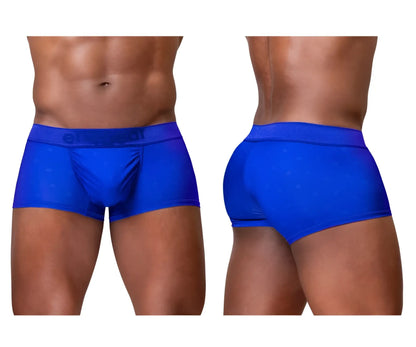 Vibrant royal blue ergoWear EW1756 FEEL SE men’s briefs with subtle textured pattern and elastic waistband