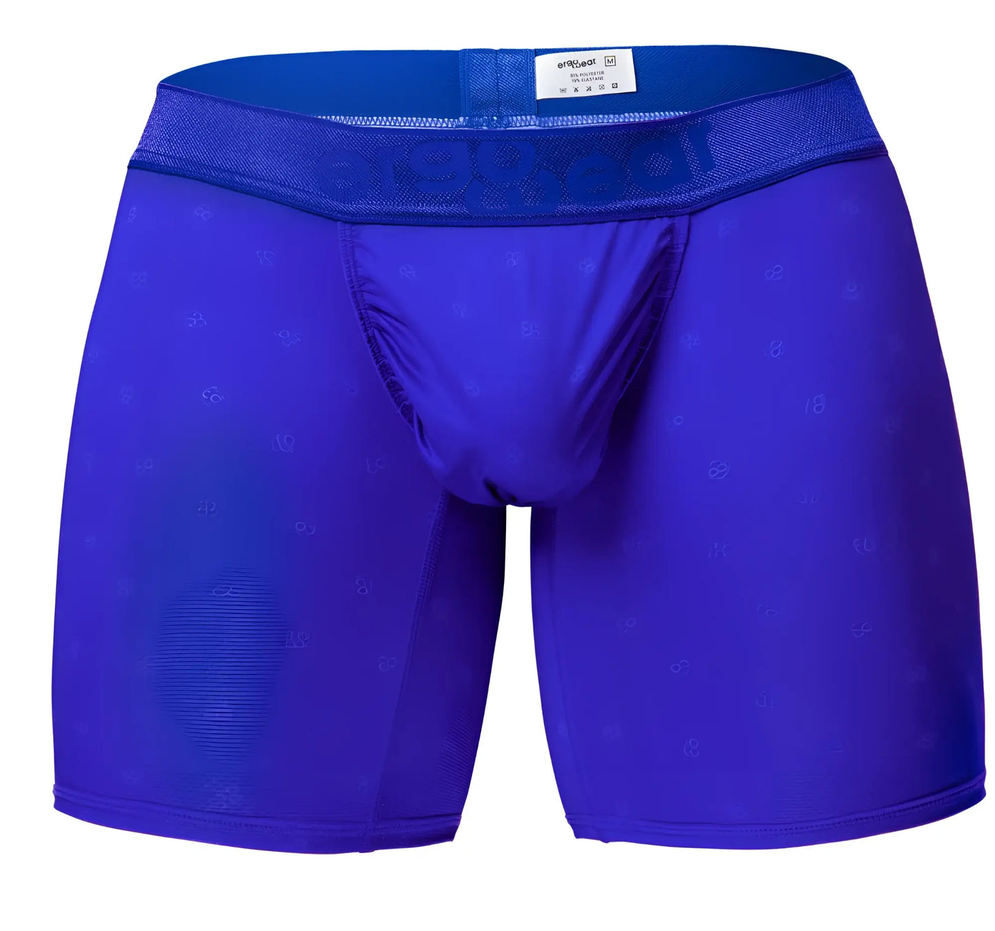 Ergowear ew1757 feel se royal blue men’s boxer briefs with subtle pattern and comfortable elastic waistband