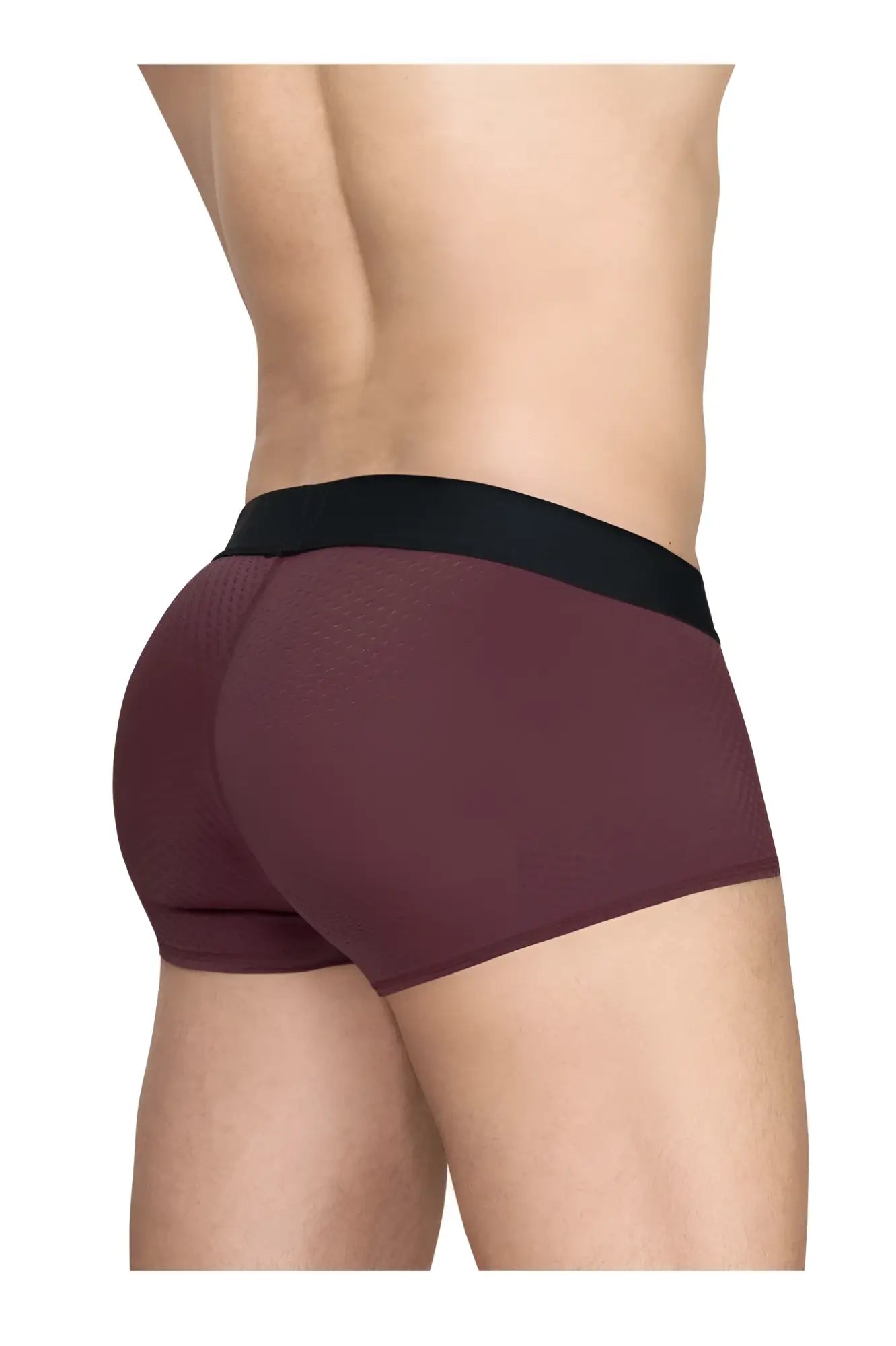 ErgoWear EW1795 max flow maroon briefs with a black elastic waistband designed for comfort and support