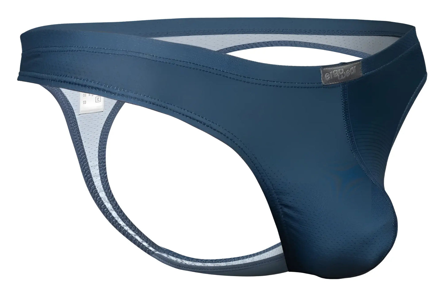 ErgoWear EW1797 X4D SE thongs in sea blue navy mesh with supportive contoured design and gray trim edges