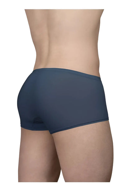 Men’s ergo wear ew1799 x4d se trunks in sea blue with smooth stretchy fabric and seamless waistband