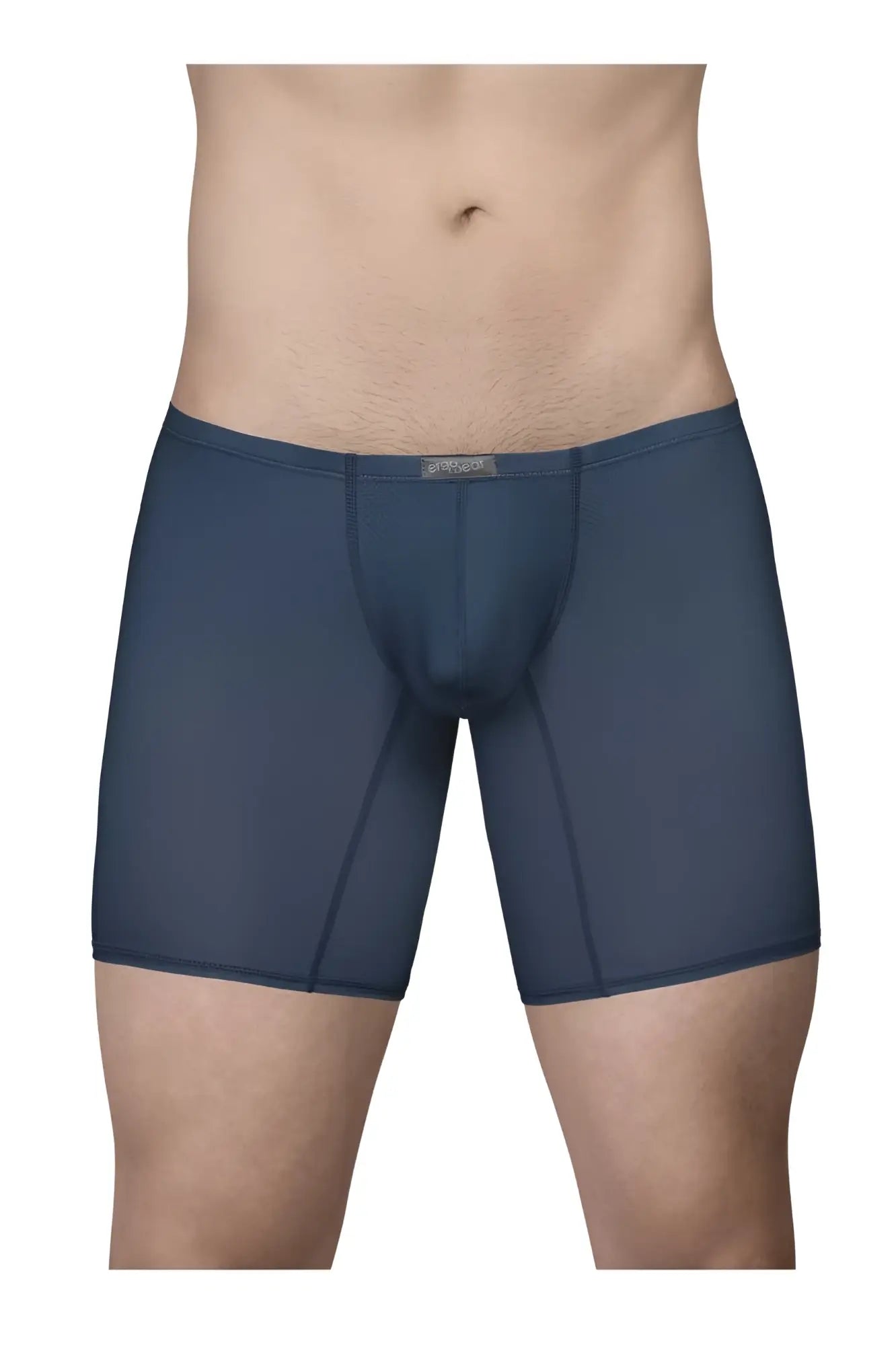 Dark blue ergoWear ew1800 x4d SE boxer briefs with smooth form-fitting fabric and subtle seam detailing