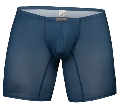 Dark blue ergoWear EW1800 X4D SE men’s boxer briefs with smooth stretchy fabric and reinforced seams