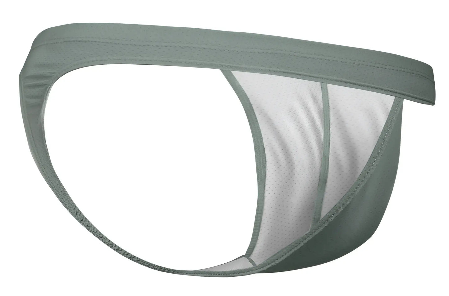 Ergowear ew1801 x4d se thong in olive green with breathable mesh interior and clean stitching in a minimalist design