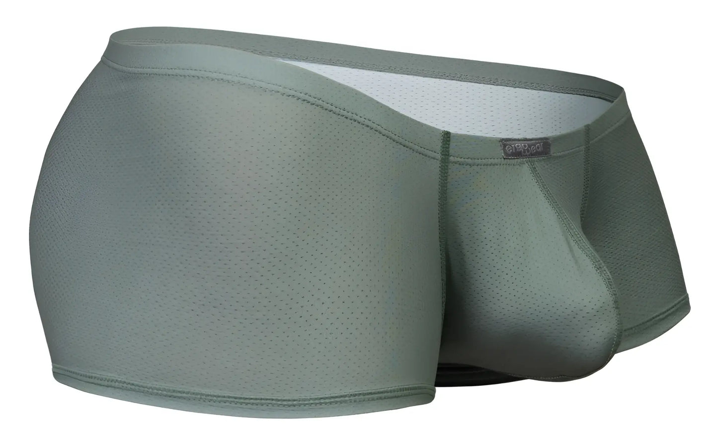 Ergowear ew1803 x4d se trunks olive green mesh briefs with white lining and small brand tag on waistband