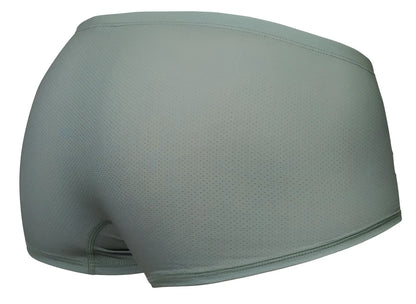 ErgoWear EW1803 x4d se trunks olive green breathable mesh briefs with snug fit and seamless stitching