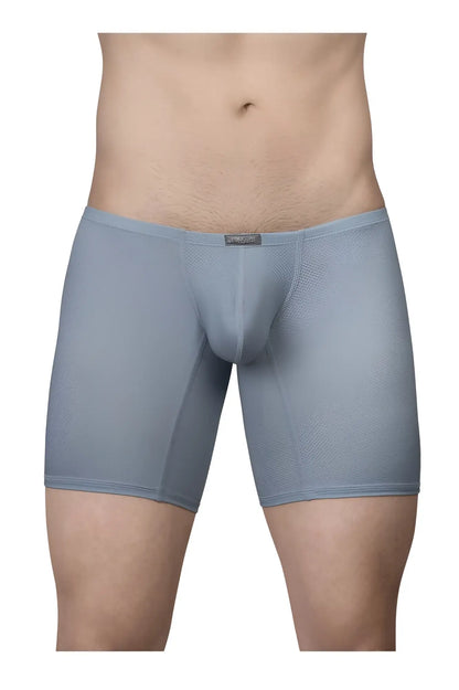 Ergowear ew1808 x4d se stone blue men’s boxer briefs with textured fabric and snug form-fitting design