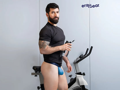 Ergowear ew1820 max bold se g-string in river blue with a snug form-fitting design for athletic use