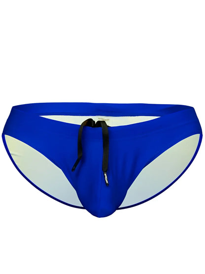 Vibrant royal blue ergoWear ew1835 x4d sw swim bikini with white side panels and black drawstring for swimming
