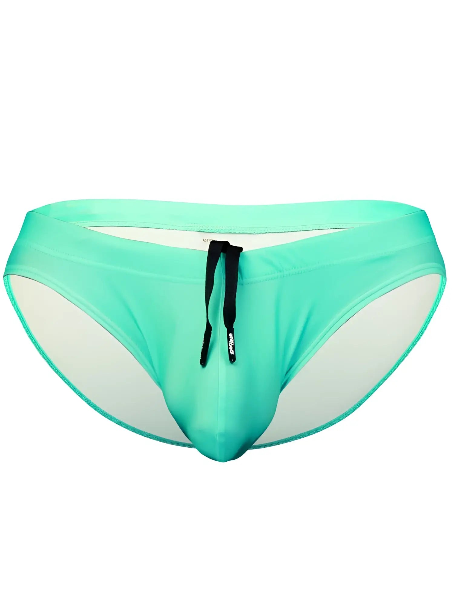Aqua ergoWear EW1837 X4D swim bikini with mint green fabric black drawstring and white inner lining for swimming