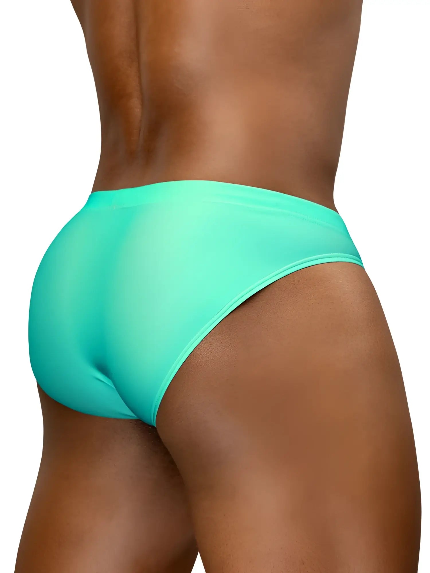 Aqua ergoWear EW1837 X4D SW swim bikini solid turquoise brief with sleek smooth form-fitting design