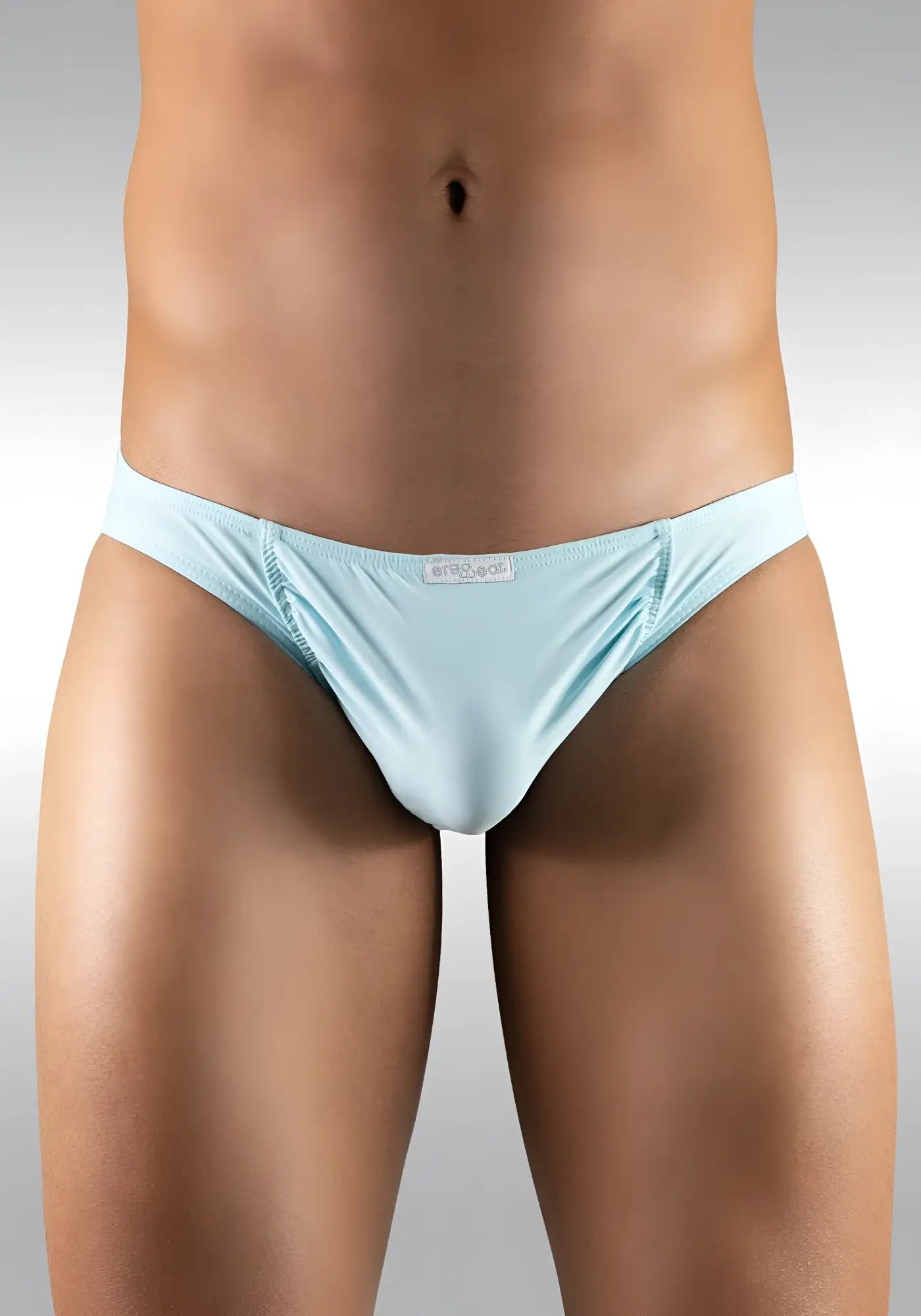 Ergowear feel gr8 thong underwear mint ew1123 etfe5mg xl in light blue with seamless design and textured waistband