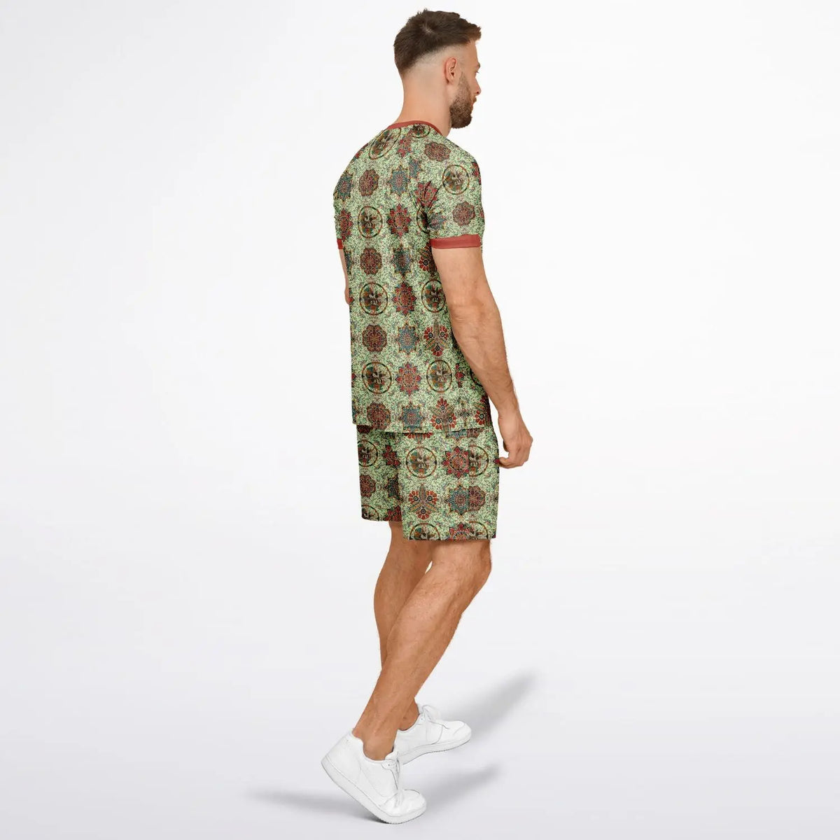 Maris Equi Mosaic Print Shorts and Top Set For Men