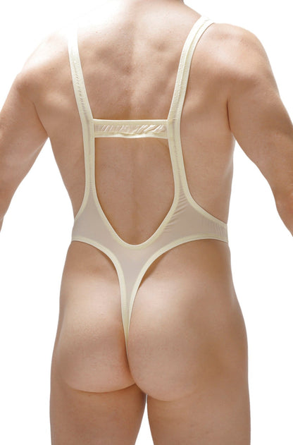 Bodythong Aunou Jaune Prune