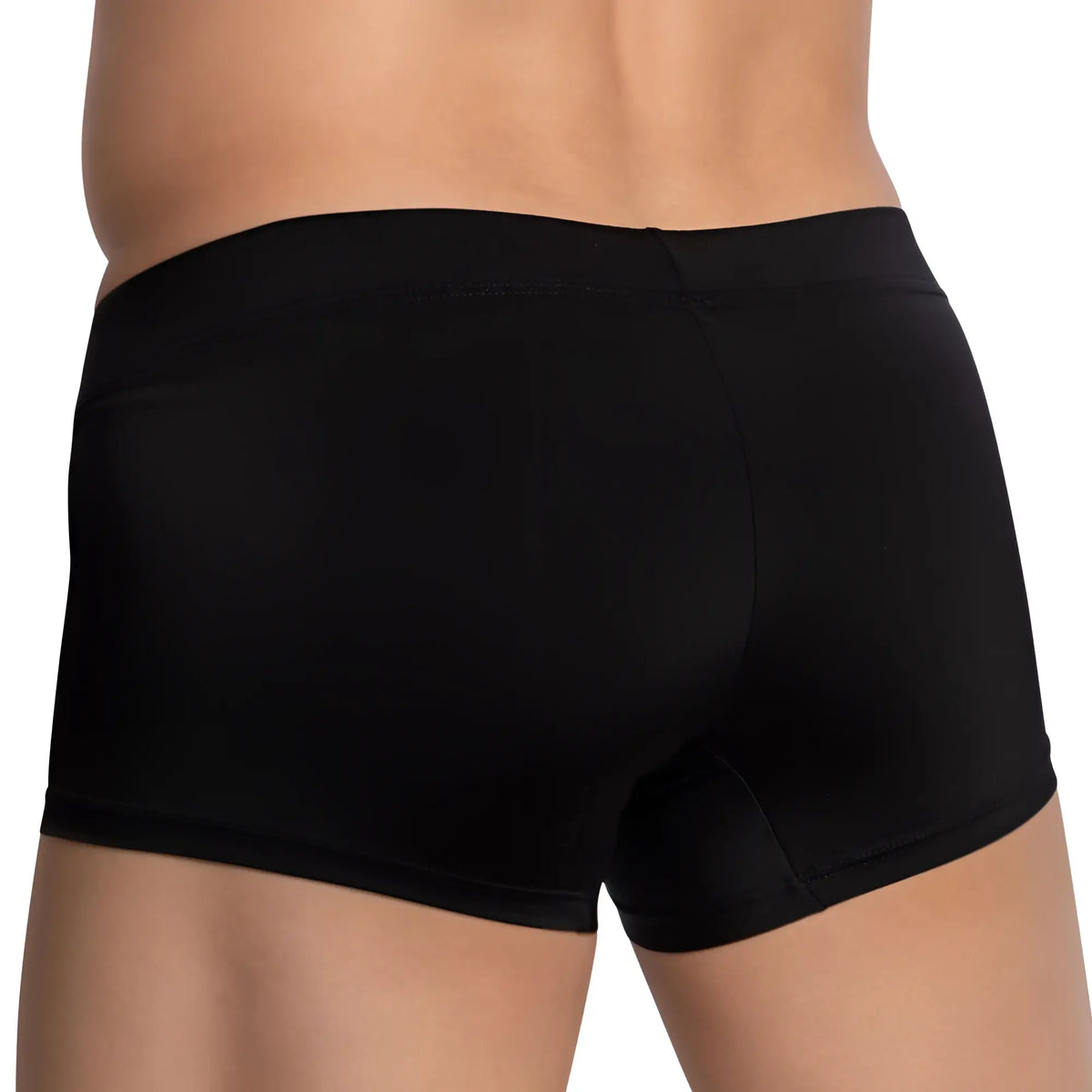 Feel FEG029 boxer trunk black menâ€™s briefs with smooth, form-fitting fabric and a snug waistband