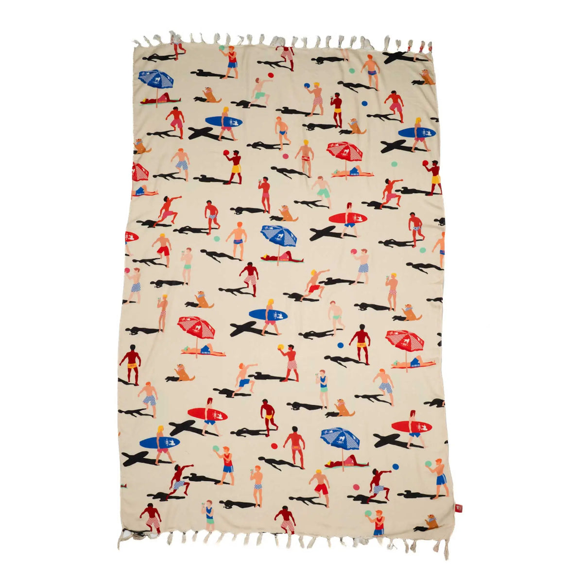 CA-RIO-CA COQUEIR Strand-Canga – Brasilianisches Strandtuch (Sarong / Pareo)