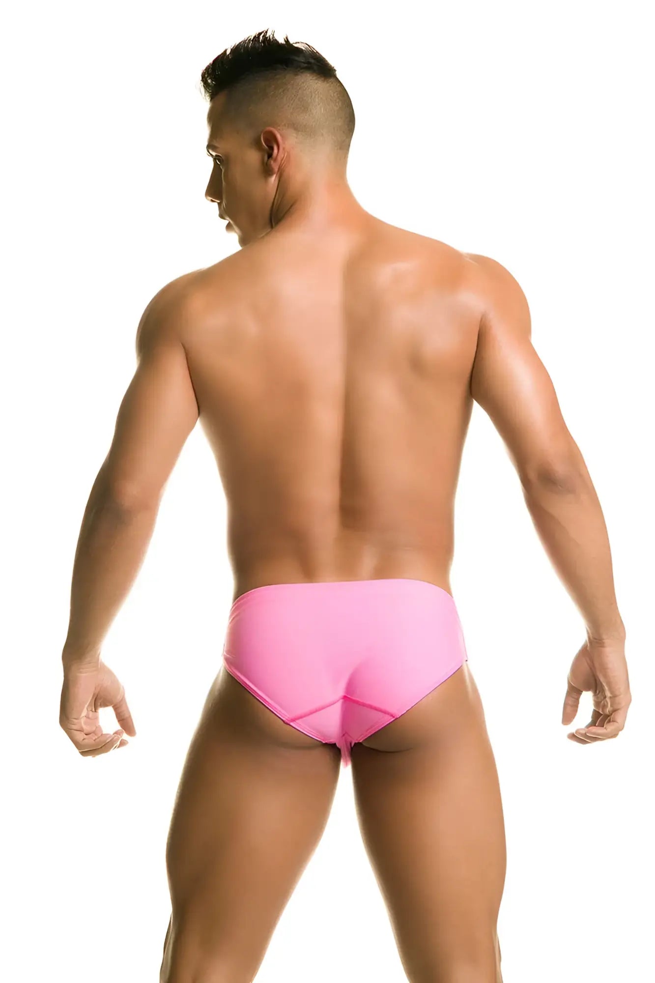 Bright pink form-fitting gigo classic pink bikini swimwear bs17 size s with sleek modern design for swimming