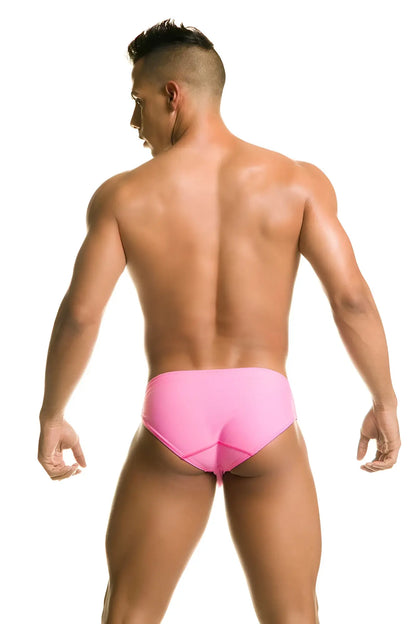 Bright pink form-fitting gigo classic pink bikini swimwear bs17 size s with sleek modern design for swimming
