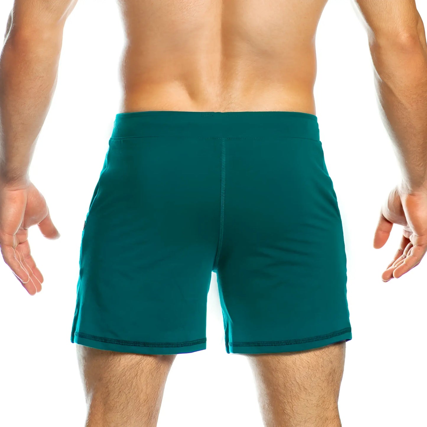 Teal athletic shorts gigo frozen green short with fitted waistband and ribbed hem perfect for workouts