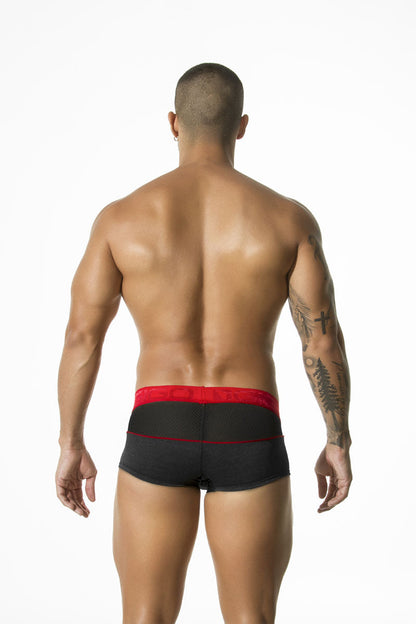 Gigo MESH BLACK Short Boxer Underwear G02156 Size L