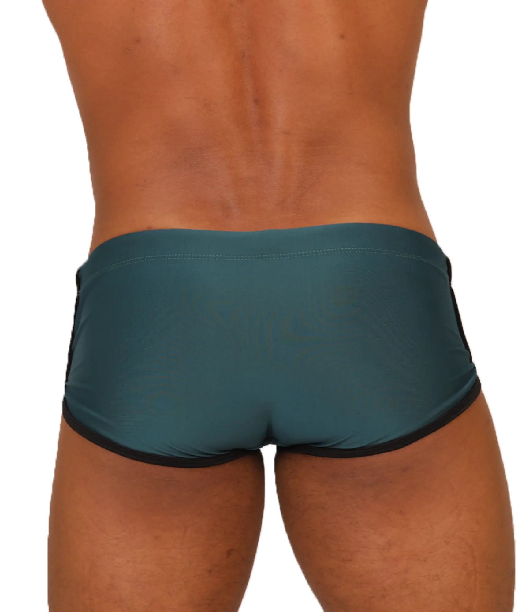 Teal gigo nice green swim trunk with black trim designed for comfortable swimming and beachwear