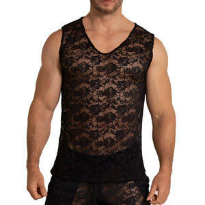 Black floral lace tank top gigo rosals tank featuring delicate lace detailing and a sleeveless design