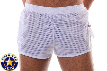 Go Softwear AJ Sports Mesh Shorts Weiß 8526 Größe S