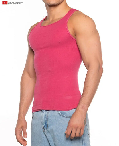 Go Softwear 4915 Herren Gold Coast Ripp-Unterhemd - Chateau Rose
