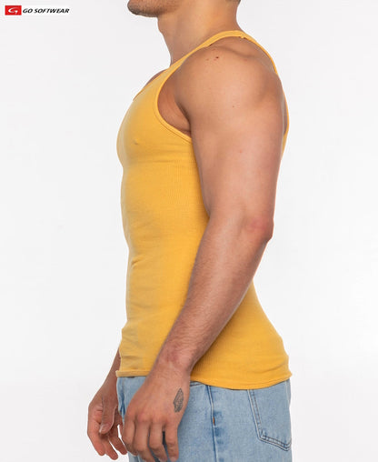 Go Softwear 4915 Herren Gold Coast Ripp-Tanktop - Narzisse