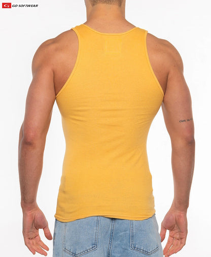 Go Softwear 4915 Herren Gold Coast Ripp-Tanktop - Narzisse