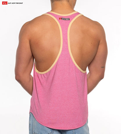 Go Softwear 4675 Men's Gold Coast Athletic Tank Top - Chateau Rose
