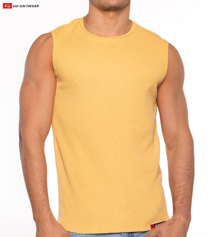 T-shirt sans manches pour homme Gold Coast 4631 de Go Softwear - Jonquille