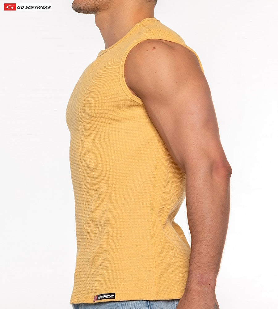T-shirt sans manches pour homme Gold Coast 4631 de Go Softwear - Jonquille