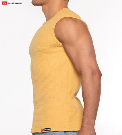 T-shirt sans manches pour homme Gold Coast 4631 de Go Softwear - Jonquille