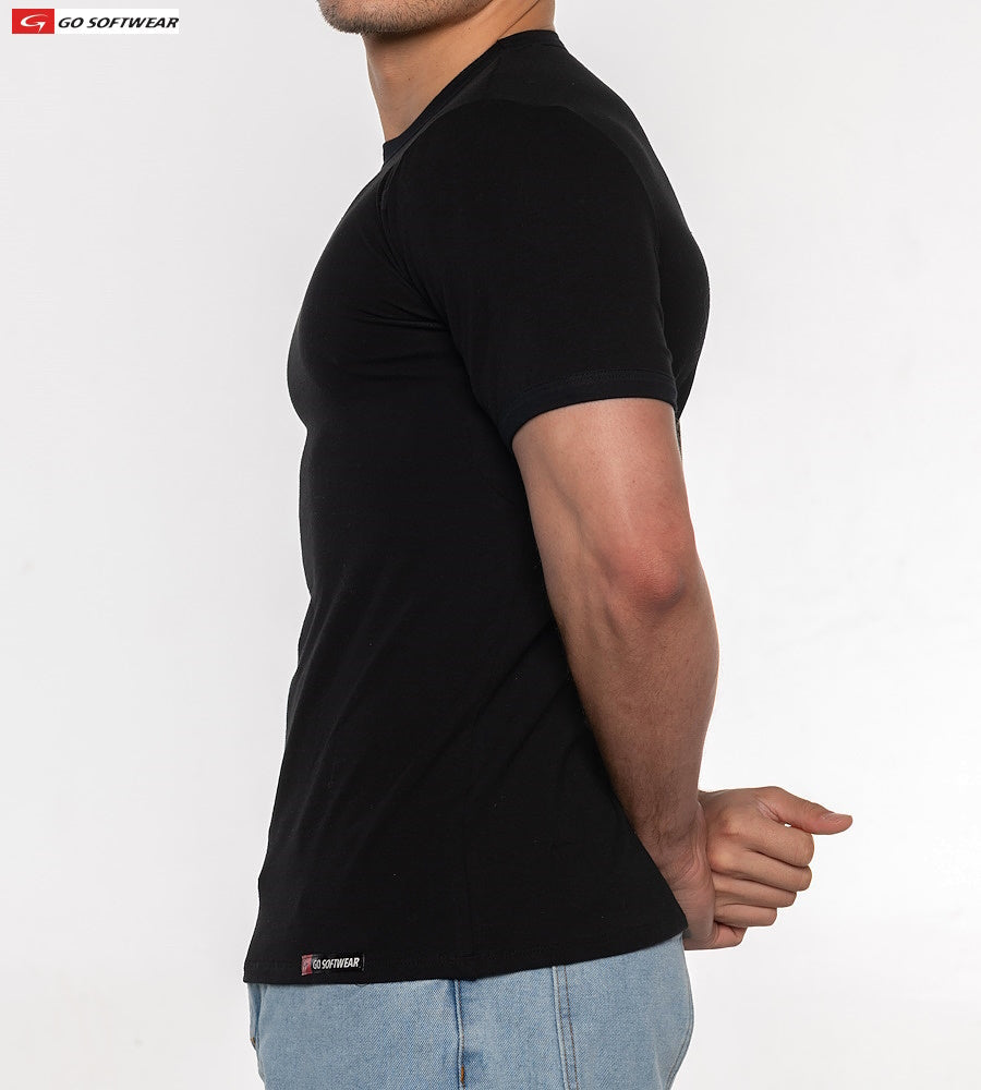 T-shirt pour homme Go Softwear 2748 No Sweat - Noir
