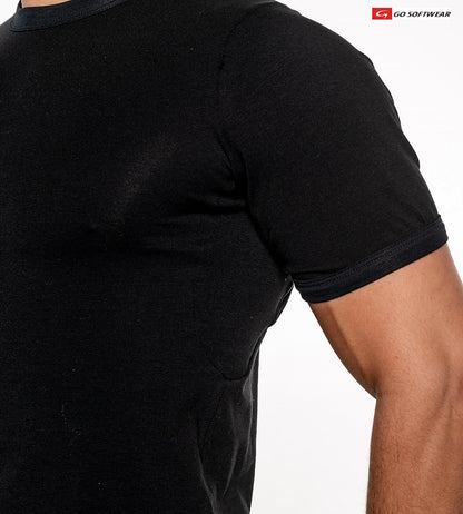 T-shirt pour homme Go Softwear 2748 No Sweat - Noir