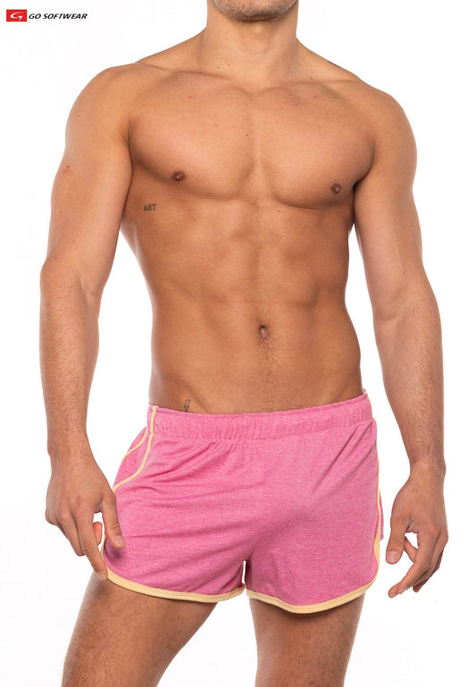 Short de sport pour hommes Gold Coast 4674 de Go Softwear - Rose château