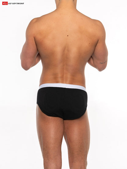 Go Softwear 2977 Men's Super Boost Padded Brief (33% more padding) - Black