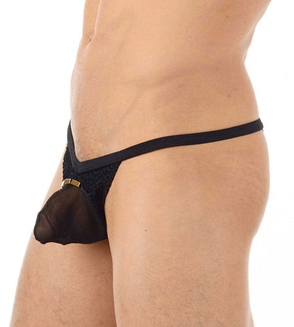 Gregg Homme TRYST Tanga Unterwäsche Schwarz 130104 Größe XS