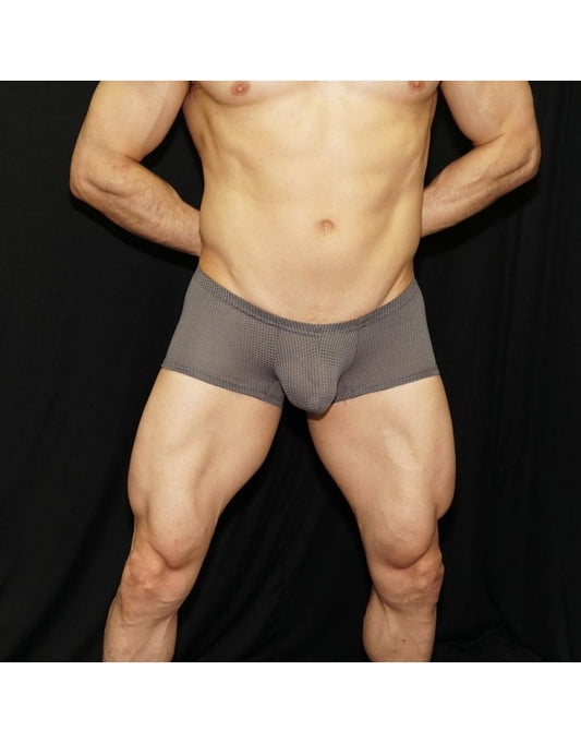 Arroyman Men's Grey Mesh Boxer Underwear MINI029M