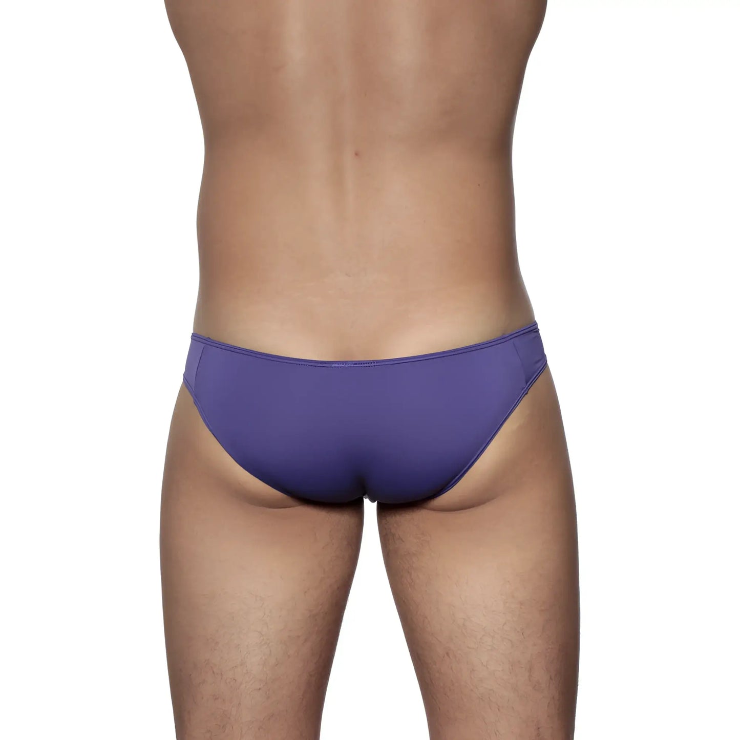 Groovin underwear athletic v-cut bikini brief indigo purple with smooth form-fitting design for active wear