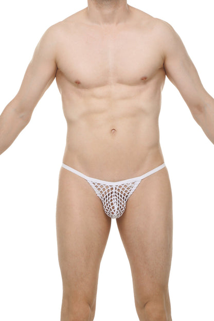 PetitQ G-string Chely Mesh White