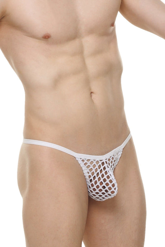 PetitQ G-string Chely Mesh White