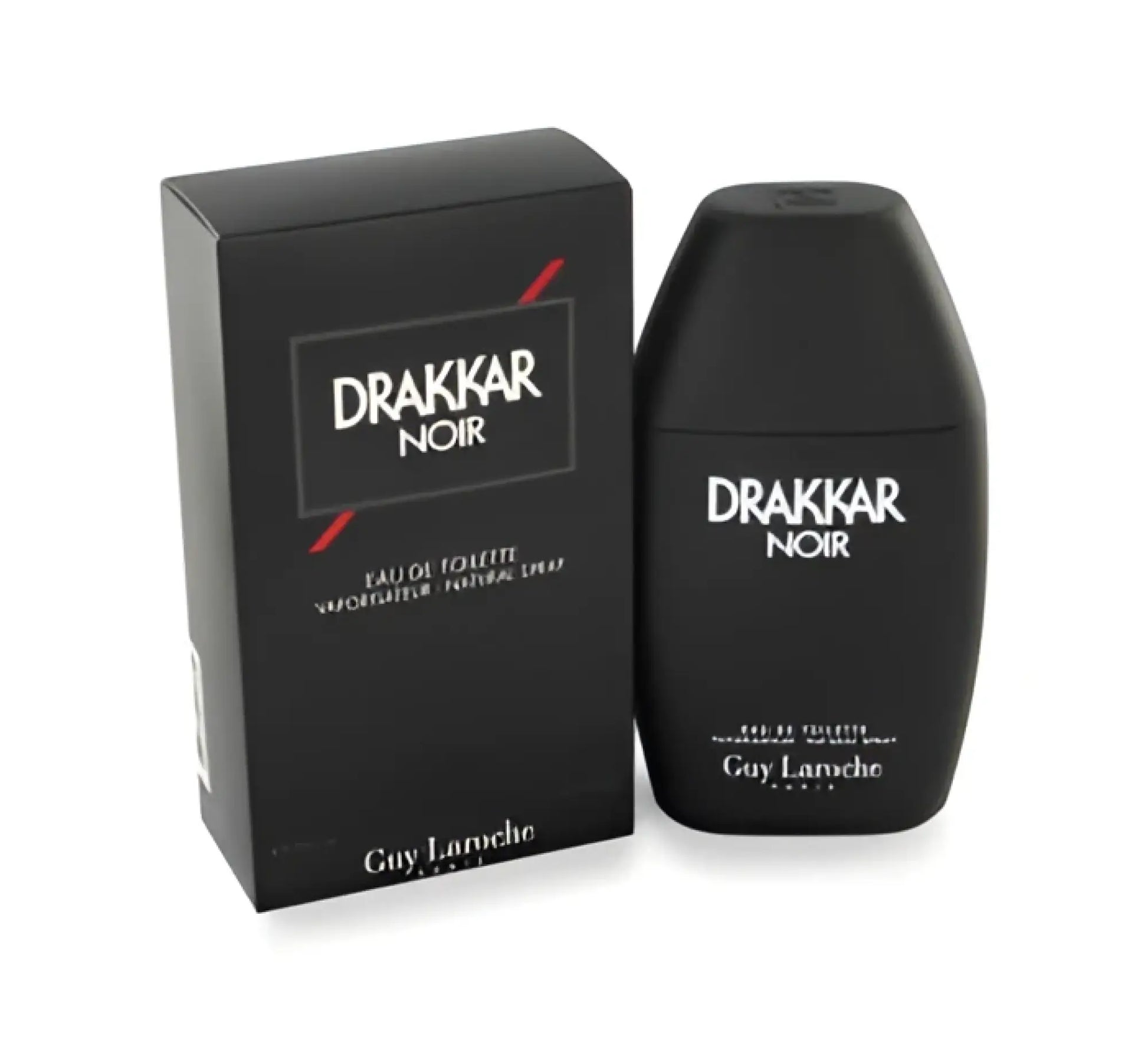 Black matte-finish bottle of guy laroche drakkar noir eau de toilette spray 1 oz men’s fragrance product image