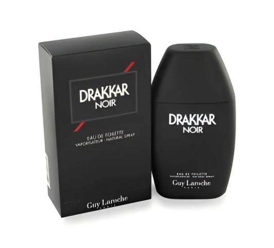 Black matte-finish bottle of guy laroche drakkar noir eau de toilette spray 1 oz men’s fragrance product image