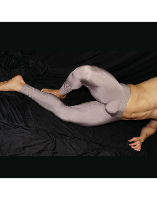 Arroyman Men's Caramel Gym Bulge Runner Tights Pants RNR014M